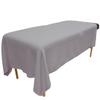 Body Linen 10 Pack - Waffle Weave Massage Table Blankets Soft and Stylish 50/50 Polyester-Cotton Blend - 66 by 90 inches - Gray view 1