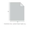 Body Linen 10 Pack - Waffle Weave Massage Table Blankets Soft and Stylish 50/50 Polyester-Cotton Blend - 66 by 90 inches - White view 4