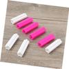 Beaupretty 12pcs Nipper Cap Protective Sleeve for Cuticle Scissors Manicure Pedicure Tools Dead Skin Scissor Covers Rose Red Reusable Design view 2