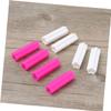Beaupretty 12pcs Nipper Cap Protective Sleeve for Cuticle Scissors Manicure Pedicure Tools Dead Skin Scissor Covers Rose Red Reusable Design view 4