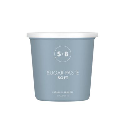 SUGARED + BRONZED Sugar Paste, Soft Consistency, Sugar Wax for Body Hair Removal on Soft or Fine Hair, Natural Sugar Waxing Paste, Suitable for All Skin Types, Vegan, Cruelty Free, 35 Fl Oz