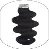 20 24" Natural Color Tape in Virgin Remy Human Hair Extensions Full & Thick to Ends (4 textures- Straight Wavy Curly Kinky) (24", Natural Color Bodywave) view 1