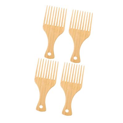 minkissy 4pcs Wide Tooth Combs for Men Hairdressing Combs for Styling and Grooming Comfortable Non-deforming Design for Curly and Wavy Hair Care