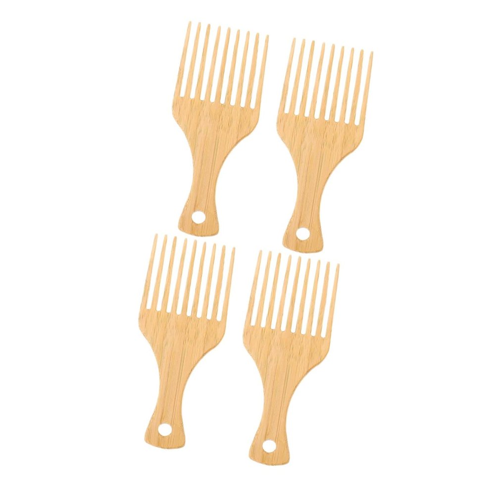 minkissy 4pcs Wide Tooth Combs for Men Hairdressing Combs for Styling and Grooming Comfortable Non-deforming Design for Curly and Wavy Hair Care