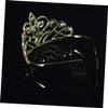 minkissy Crystal Comb Vintage Wedding Bridal Headpiece for Women Red Diamond for Prom Engagement and Special Occasions view 2