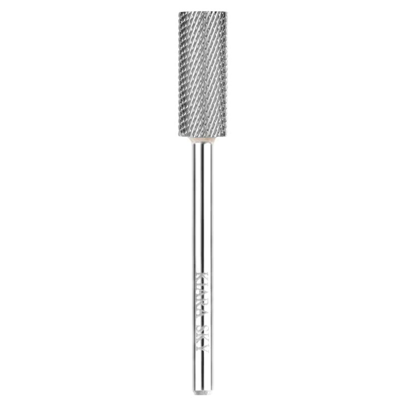 Kiara Sky Small Barrel Fine Universal Nail Drill Bit for E-file | with Safety Edge for Cuticle and Nails Care | Non-Coated