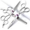 6/6.5 inch professional salon hairdressing scissors Japanese steel sharp cutting barber shop hair stylist special hair styling tools (6-inch 3pc) view 1
