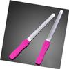 KALLORY 3pcs Stainless Steel Double-Sided Nail File Board for Natural Nails Professional Manicure Tool for Home and Salon Use Rosy view 3