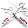 6/6.5 inch professional salon hairdressing scissors Japanese steel sharp cutting barber shop hair stylist special hair styling tools (6-inch 2pc) view 2