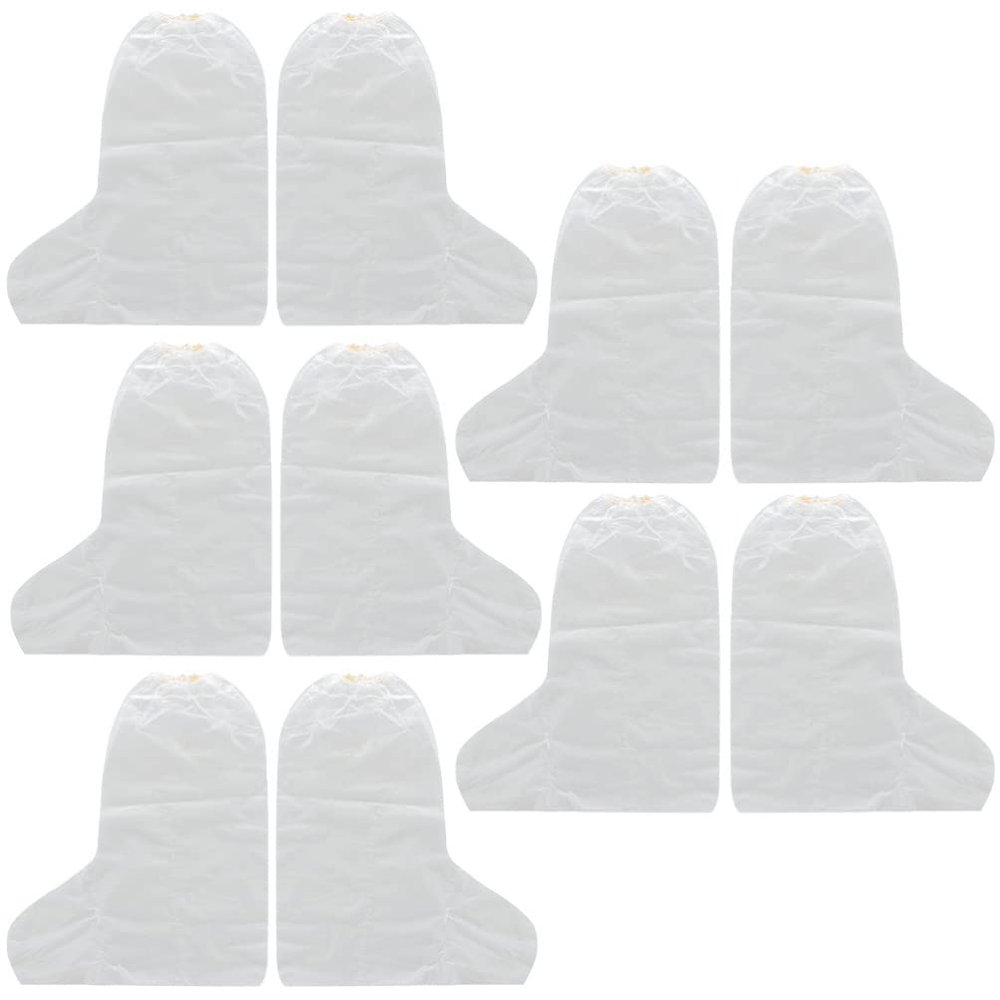 FOMIYES 10pcs Disposable Foot Covers Foot Soaking and Moisturizing Sleeves for Pedicures Salon Spa Accessory