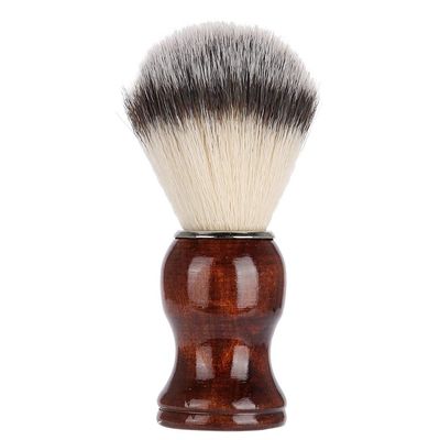 Shaving Brush,Shaving Brush, Portable Men Beard Brush Wood Handle Shaving Brush for Salon Home Travel Use for Home Hair Salon, shaving brush men's shaving brush beard shaving brush salon shaving