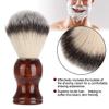 Shaving Brush,Shaving Brush, Portable Men Beard Brush Wood Handle Shaving Brush for Salon Home Travel Use for Home Hair Salon, shaving brush men's shaving brush beard shaving brush salon shaving view 2