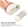 Electric Foot Grinder, Portable Foot Exfoliating 1200mAh Rechargeable Dry and Wet Foot File Pedicure Callus Remover for Dead Skin view 2