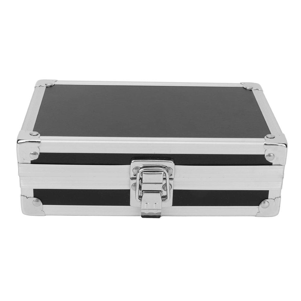 ZJchao Machine Storage Box, Heavy-Duty Aluminum Carry Case with Protective Case Foam Crushproof Equipment Organizer for Jewelry Makeup Tools Camera Gear
