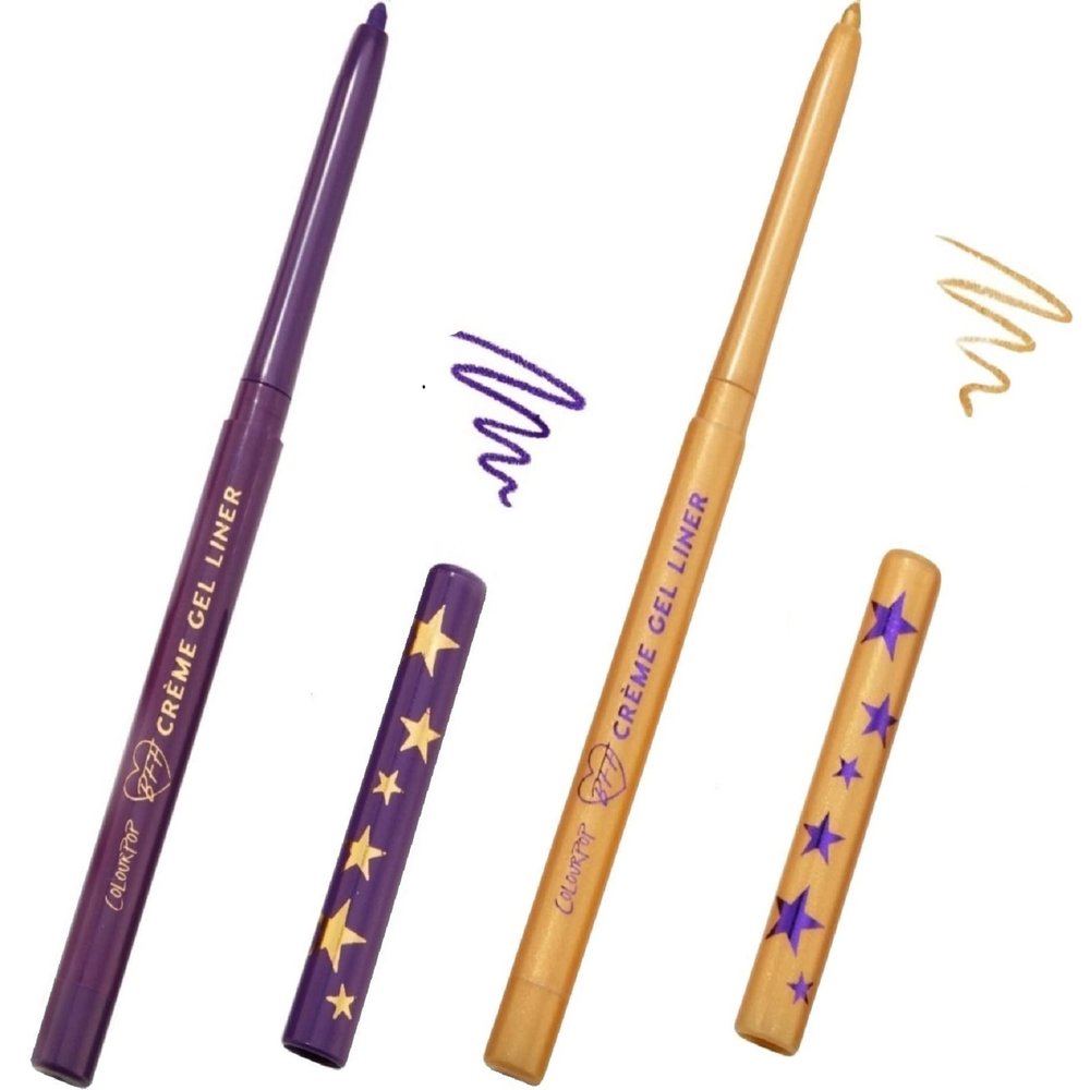 Colourpop WON THE WEST Creme Gel Eyeliner Duo Set Matte Shimmery Metallic