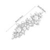 4 PCS Pearl Rhinestone Barrettes for Women, French Rhinestone Pearl Hair Clips Bridal Hair Pins Decorative Hair Accessories Bridesmaid view 2