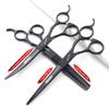 6/6.5/7 Inch Black Hairdressing Scissors Salon Hairdressing Tool 440c High Hardness Stainless Steel Haircut Hair Thinning Hairdressing Scissors (7 Inch 3pc-A) view 2