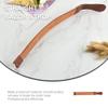 FRCOLOR Straight Strop Tool Dual-sided Artificial Leather Sharpening Strap for Home Use for Precision Shaving and Grooming Father Day view 3