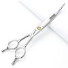 6/6.5/7 Inch Black Hairdressing Scissors Salon Hairdressing Tool 440c High Hardness Stainless Steel Haircut Hair Thinning Hairdressing Scissors (7 Inch / 3 Pieces B) view 3