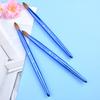 Acrylic Nail Brush for Acrylic powder application, Aluminum Handle and Ferrule, Round Shaped Professional Salon Quality Acrylic Nail Brush (Size 12, Metallic Blue) view 4