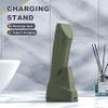 MANSPOT Manscape Trimmer for Men Ball/Pubic/Groin, Electric Body Hair Trimmer, Replaceable Ceramic Blade Heads,Waterproof for Wet/Dry Use,Standing Recharge Dock,90 Minutes Shaving After Charged(Green) view 4