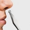 FRCOLOR Ergonomic Nose Hair Clipper Tweezers Stainless Steel Reusable Nose Hair Trimmer for Men view 2