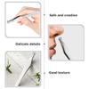 FRCOLOR Ergonomic Nose Hair Clipper Tweezers Stainless Steel Reusable Nose Hair Trimmer for Men view 3