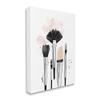 Stupell Industries Makeup Brushes Glam Tools Canvas Wall Art, Design by Alison Petrie view 2