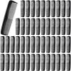 Didaey 50 Pcs Pocket Combs for Men 5 Inch Cutting with Wide and Fine Teeth Plastic Professional Barber Haircut Small Anti Static Combs for Women Grooming Accessories for Beard(Black) view 1