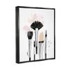 Stupell Industries Makeup Brushes Glam Tools Floating Framed Wall Art, Design by Alison Petrie view 2