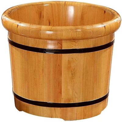 Foot Soak Bath TubWood Foot Pedicure Spa Basin for Soaking Tired and Sore Feet, Footbath Bucket and Soaker Bowl