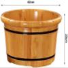 Foot Soak Bath TubWood Foot Pedicure Spa Basin for Soaking Tired and Sore Feet, Footbath Bucket and Soaker Bowl view 2