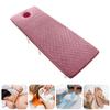 Non-Slip Beauty Salon Bed Sheets Massage Table Mattress with Face Breath Hole Plush Foldable Lash Bed Topper with Elastic Band Round Head Massage Accessories Table Pad,Pink2 2.5cm,60x180cm view 1