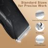 2 Pack Professional Peanut Replacement Blade-Precision-Ground for Smooth Cutting Snap-On Compatible with Wahl Peanut Clippers & Trimmers #2068-300, White/Silver view 4