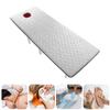 Non-Slip Beauty Salon Bed Sheets Massage Table Mattress with Face Breath Hole Plush Foldable Lash Bed Topper with Elastic Band Round Head Massage Accessories Table Pad,Gray 2.5cm,60x180cm view 1