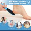 100 Pcs Pedicure Foot File Double Sided Callus Remover Sandpaper Foot Sander Scraper Scrubber with Plastic Handle Heel Rasp Tool for Feet Spa(Blue) view 4