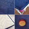 2.5cm Thick Beauty Bed Sheet Pad Washable Massage Table Mattress Topper with Trapezoidal Head Warm Plush Massage Table Mattress Protector with Face Breathing Hole,Gray 2.5cm,70x185cm view 4