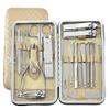 19 Pcs Manicure Set Nail Clippers Pedicure Kit Stainless Steel Manicure Kit Nail Clippers Professional Grooming Kit Nail Tools,khaki view 1