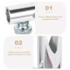 FOMIYES Portable Pencil Sharpener Lightweight Practical Kids Handheld Sharpener Eyebrow Pencil Metal view 2