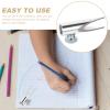 FOMIYES Portable Pencil Sharpener Lightweight Practical Kids Handheld Sharpener Eyebrow Pencil Metal view 3