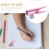 FOMIYES Manual Pencil Sharpeners Set Metal Pencil Sharpeners U-Shaped Slot for Makeup view 2