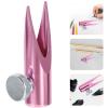 FOMIYES Manual Pencil Sharpeners Set Metal Pencil Sharpeners U-Shaped Slot for Makeup view 4