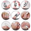 20 PCS Manicure Set Professional Pedicure Care Tools Stainless Steel Scissor Tweezer Knife Nail Clippers Grooming Kit,20PCS A view 4