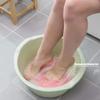 Shower Foot Scrubber Massager Cleaner for Shower Floor,Silicone Back Scrubber,Acupressure Mat with Non-Slip Suction Cups,Improve Circulation,Exfoliation,Dead Skin Remover (Pink) view 4