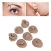 Body Piercing Practice Model Simulation Ear Model Soft Nose Tongue Model Silicone for Beginners (Deep Skin Color) view 2
