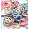 100 pieces of Korean version of simple matching student adult seamless high elastic rubber band hair accessories head rope scrunchie GB-JX002 (iridescent) view 2