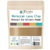 FERIHA Moroccan Rhassoul Bio Mineral Clay Powder  Natural Face, Body & Hair Mask | Deep Cleansing, Revitalizes Skin & Enhances Elasticity | 200g / 7oz view 1
