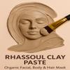 FERIHA Moroccan Rhassoul Bio Mineral Clay Powder  Natural Face, Body & Hair Mask | Deep Cleansing, Revitalizes Skin & Enhances Elasticity | 200g / 7oz view 2
