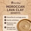 FERIHA Moroccan Rhassoul Bio Mineral Clay Powder  Natural Face, Body & Hair Mask | Deep Cleansing, Revitalizes Skin & Enhances Elasticity | 200g / 7oz view 3