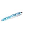 10 Pcs Blue Patterned Professional Slant Tip Tweezer view 2